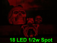 18 LED Spot Bulb Red