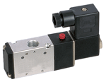 Valve Solenoid 3 way 1/4" 12vdc Grommeted