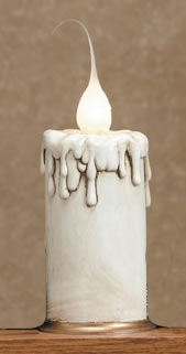 Large Melted Pillar Candle Lamp