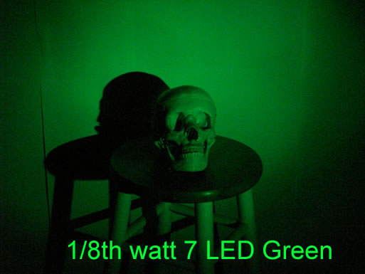 7 LED Spot Bulb Green
