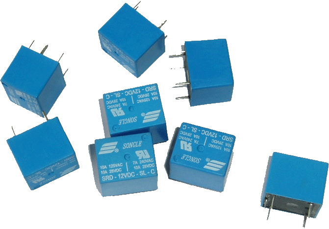 12VDC Micro SPST 10A Electromagnetic Relay