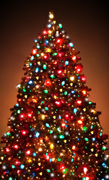 Wow Windows translucent window poster - Christmas Tree