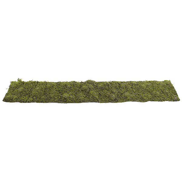 72" x 12" Flocked Moss Mat - Green