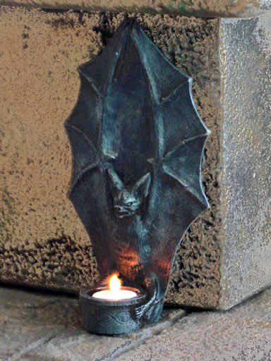 Vampire Bat Sconce Tealight & Incense Holder