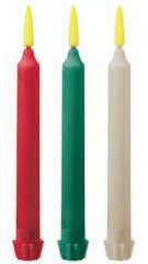 CLASSIC FLICKERING CANDLE LAMP - 9 INCH