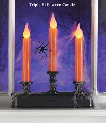 Triple Flickering Candle Lamp