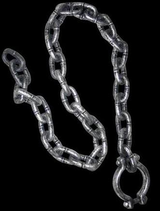 5' Rusty Chain with Manacle