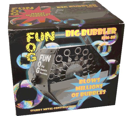 FunFog Machine Big Bubbler Bubble Machine