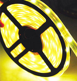 LED Flexible Strip Light - 300 LED 5 Meter 5050 Yellow