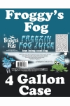 Fog Fluid Froggys Fog Freezin Juice 4 Gallon Case Fog Juice Fog Solution