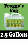 Fog Fluid Froggys Fog Juice 2.5 Gallon Fog Juice Fog Solution