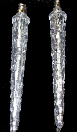 C9 LED Dripping Icicle Bulb - Warm White