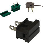 Male Zip Plug - SPT2 - Snap On Green