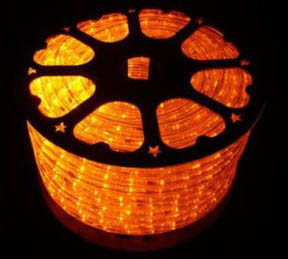 PRESHOW Rope Light Orange 50 Meter (164 ft) Spool