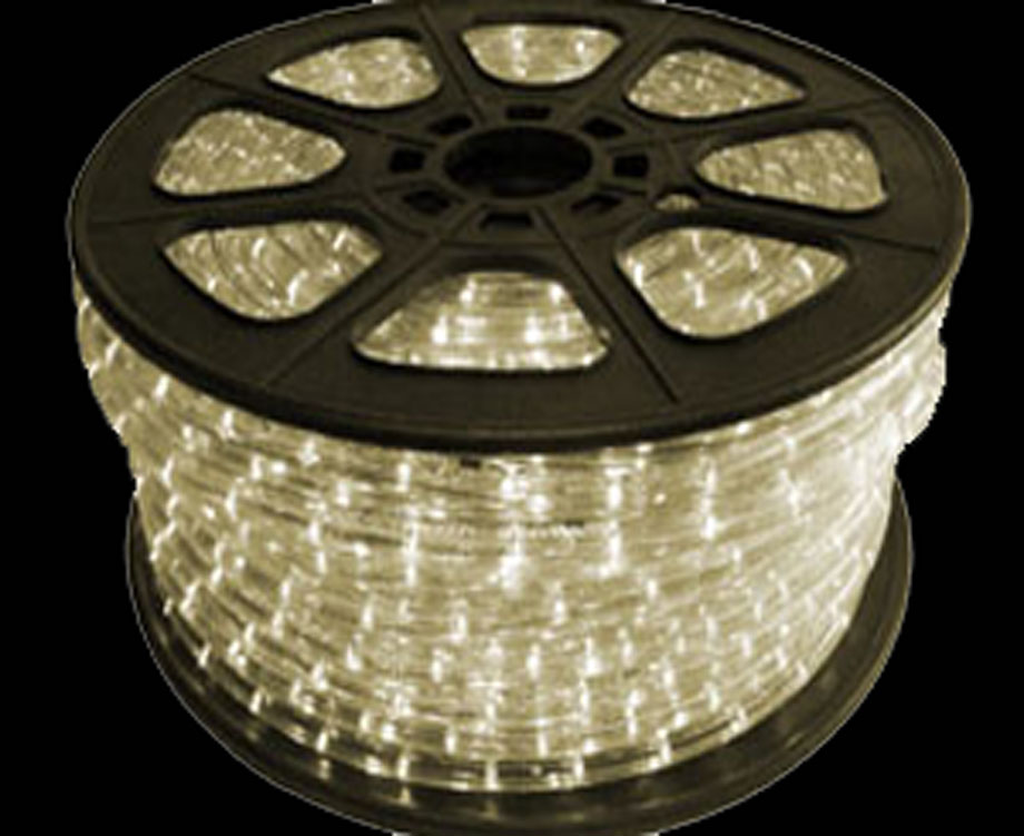 PRESHOW Rope Light Warm White 50 Meter (164 ft) Spool