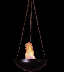 VEI FAUX FLAME V0104 Vulcan's Fire Hanging Silk Flame Effect