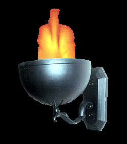 VEI V0107 Mini-Flame Wall Mount 8" Faux Flame