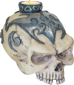 Barbarian Warlord Candle Tealight Holder