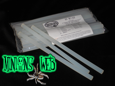 Our fire safe and food safe Clear web stix for simple realistic webs!